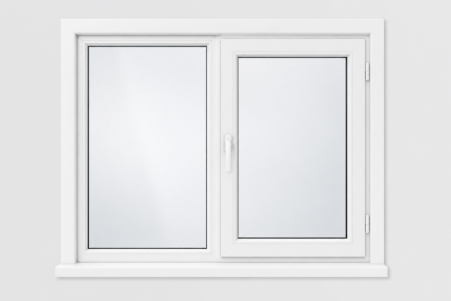 Ferestre PVC cu geam termopan, 2 canate