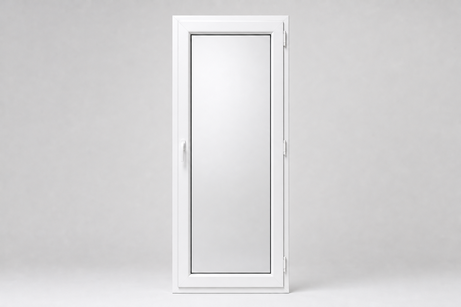 Ușă de balcon cu sticlă integrală, deschidere dreapta